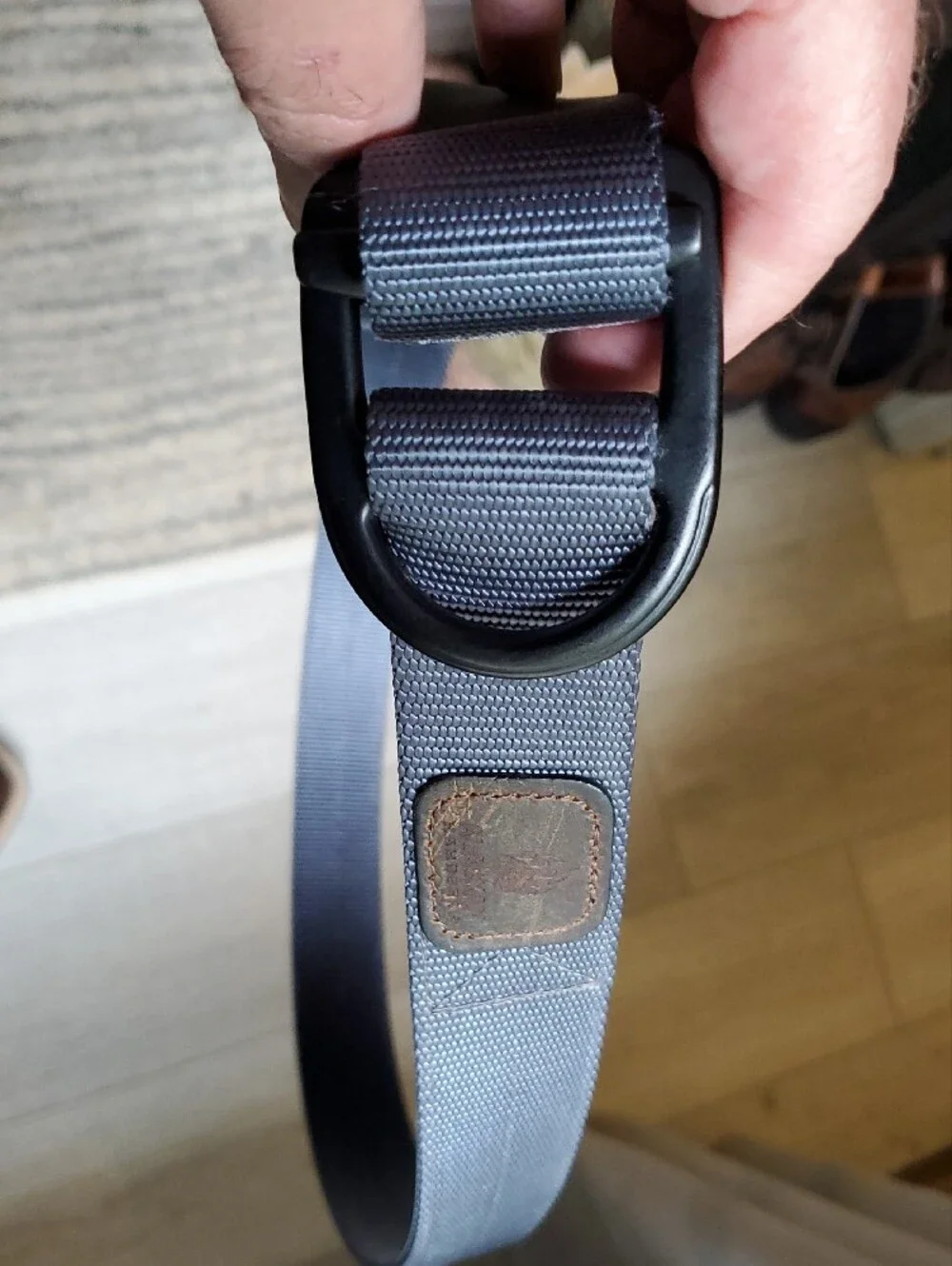 (4) Duluth Trading Co Nylon Web Belts in Black, Navy, Tan, Olive, AKHG